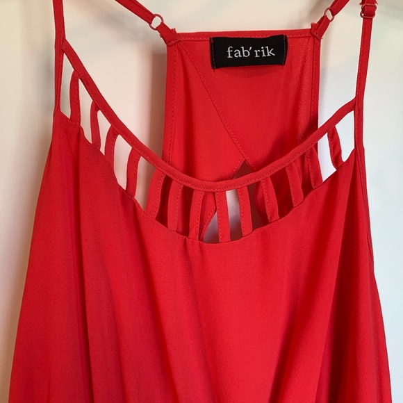 Fabrik chiffon dress with keyhole in back - Picture 5 of 8